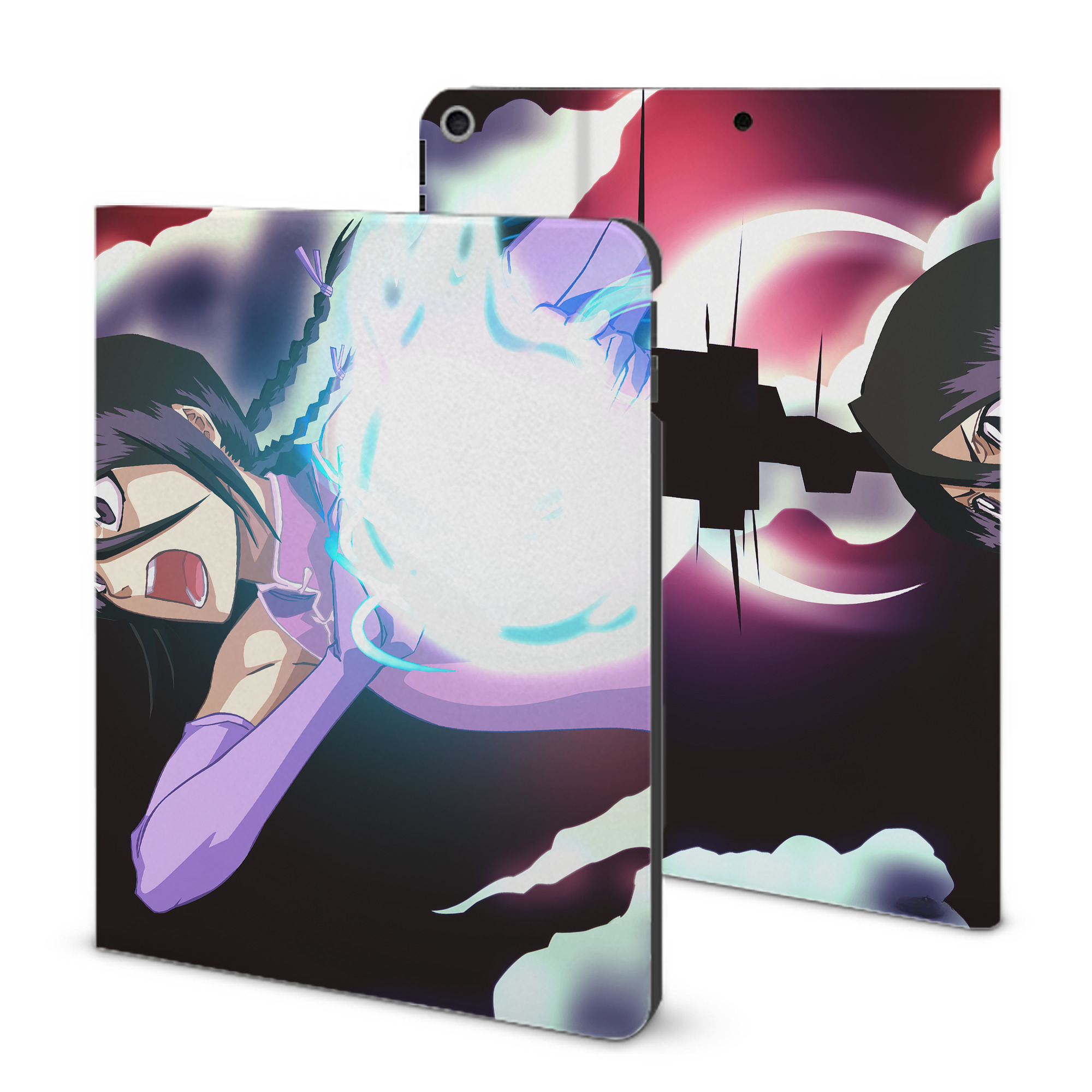（画像用） ブリーチ BLEACH IPad ケース ブック型 PUレザー TPU 耐衝撃 軽量 薄型 ペン収納なし 全面保護 IPad 各モデル対応